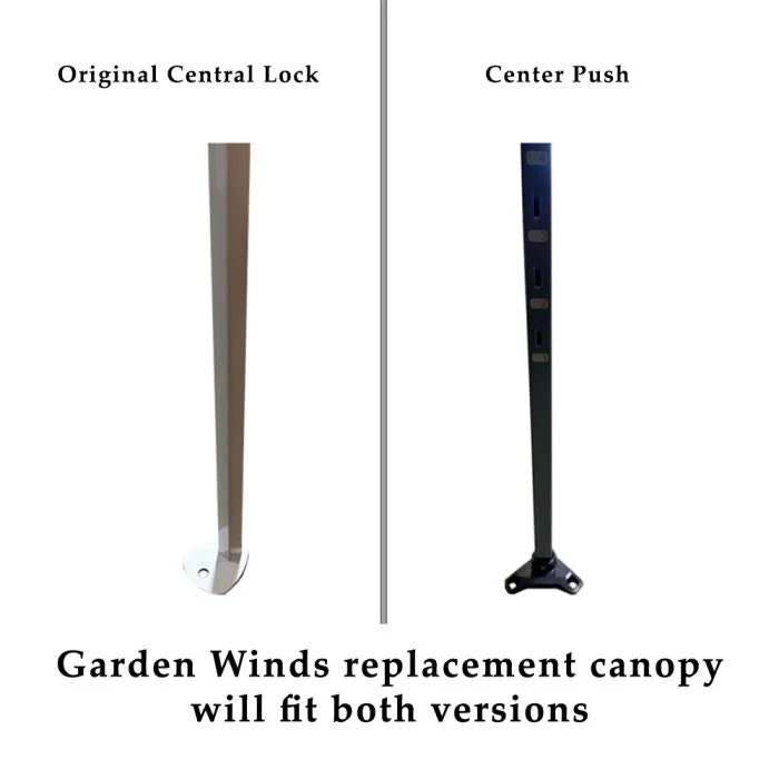 Garden Winds Custom Fit Replacement Canopy Top Cover Compatible with Core Equipment 1654628, 40325, 40155 13' x 13' Center Push Up Pop Up Canopy - Upgraded Performance RipLock 350 Fabric - Nutmeg
