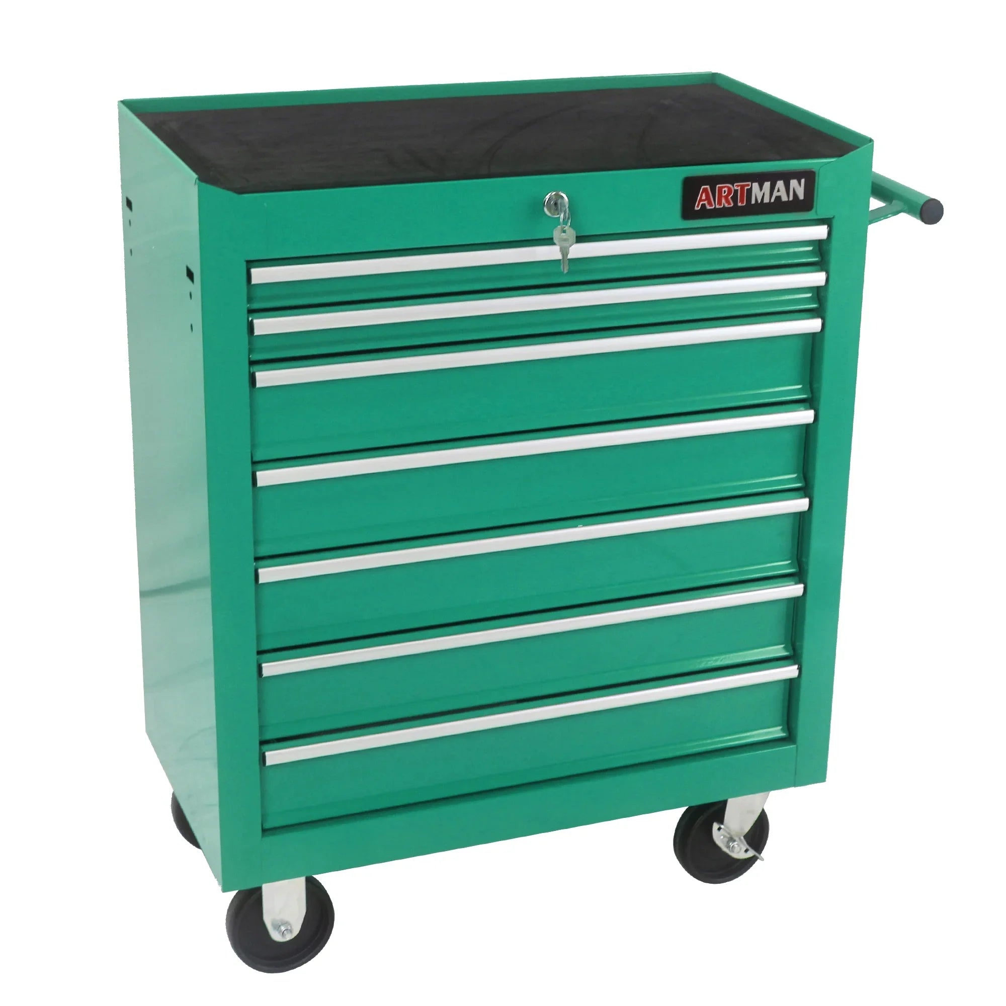 ARTMAN 7 Drawer Tool Rolling Storage Cart ,Tool Boxes Tool Chest with Wheels and Drawers for Garage Workshop Warehouse
