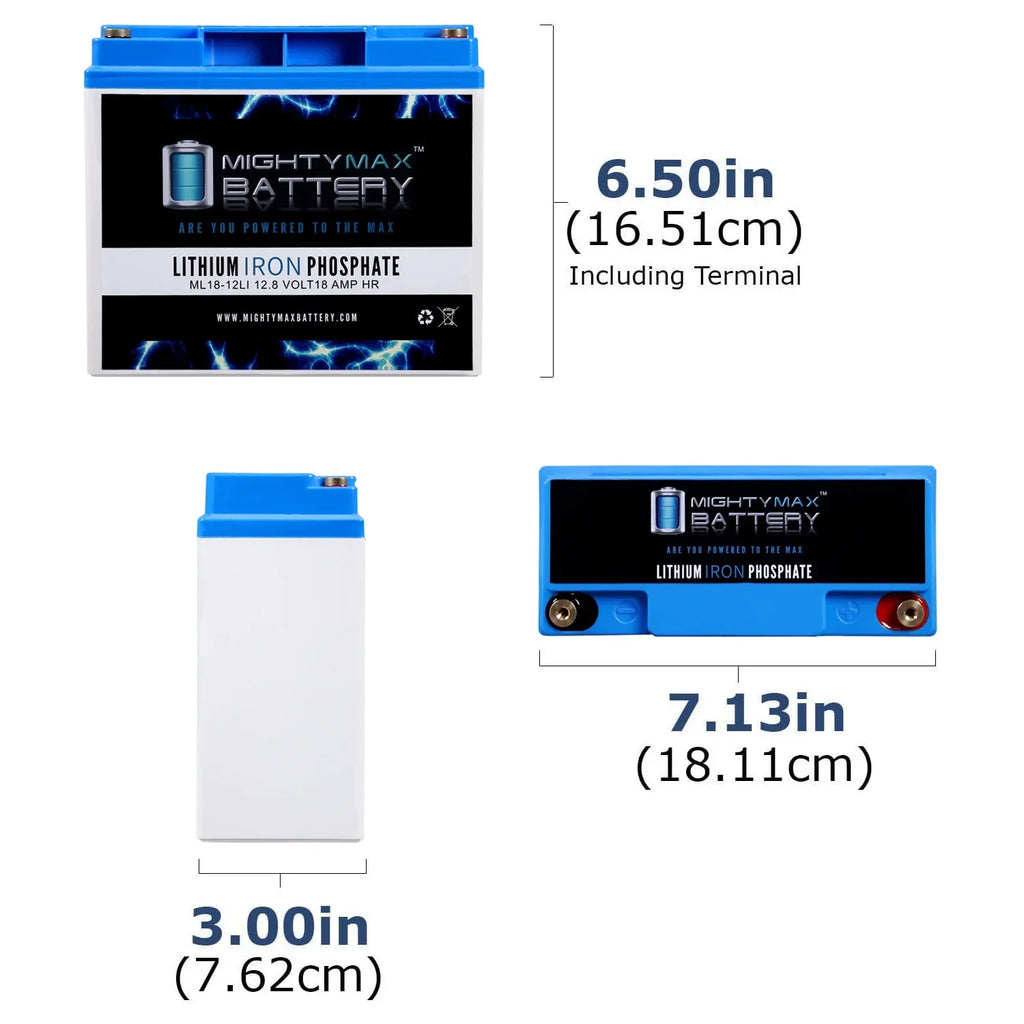 12V 18AH Lithium Replacement Battery for John Deere 155C Lawn/Garden