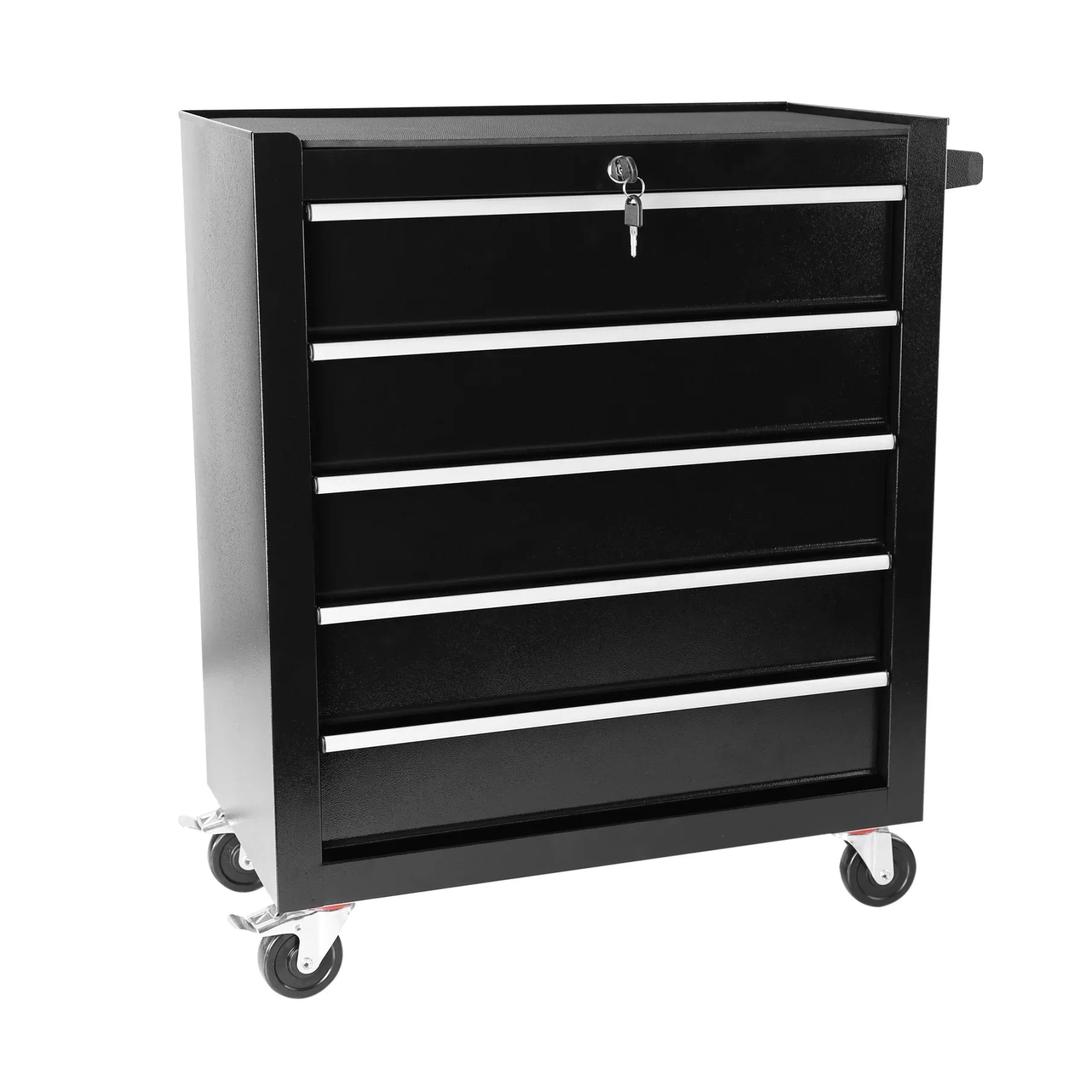 Rolling Tool Chest with 5-Drawer, Tool Box with Wheels, Multifunctional Tool Cart Mechanic Tool Storage Cabinet for Garage, Warehouse, Workshop, Repair Shop, Blue?