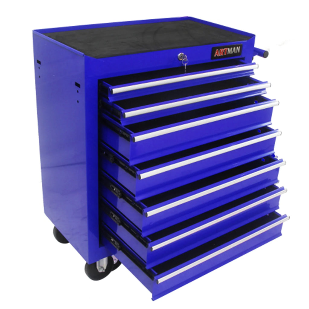 ARTMAN 7 Drawer Tool Rolling Storage Cart ,Tool Boxes Tool Chest with Wheels and Drawers for Garage Workshop Warehouse