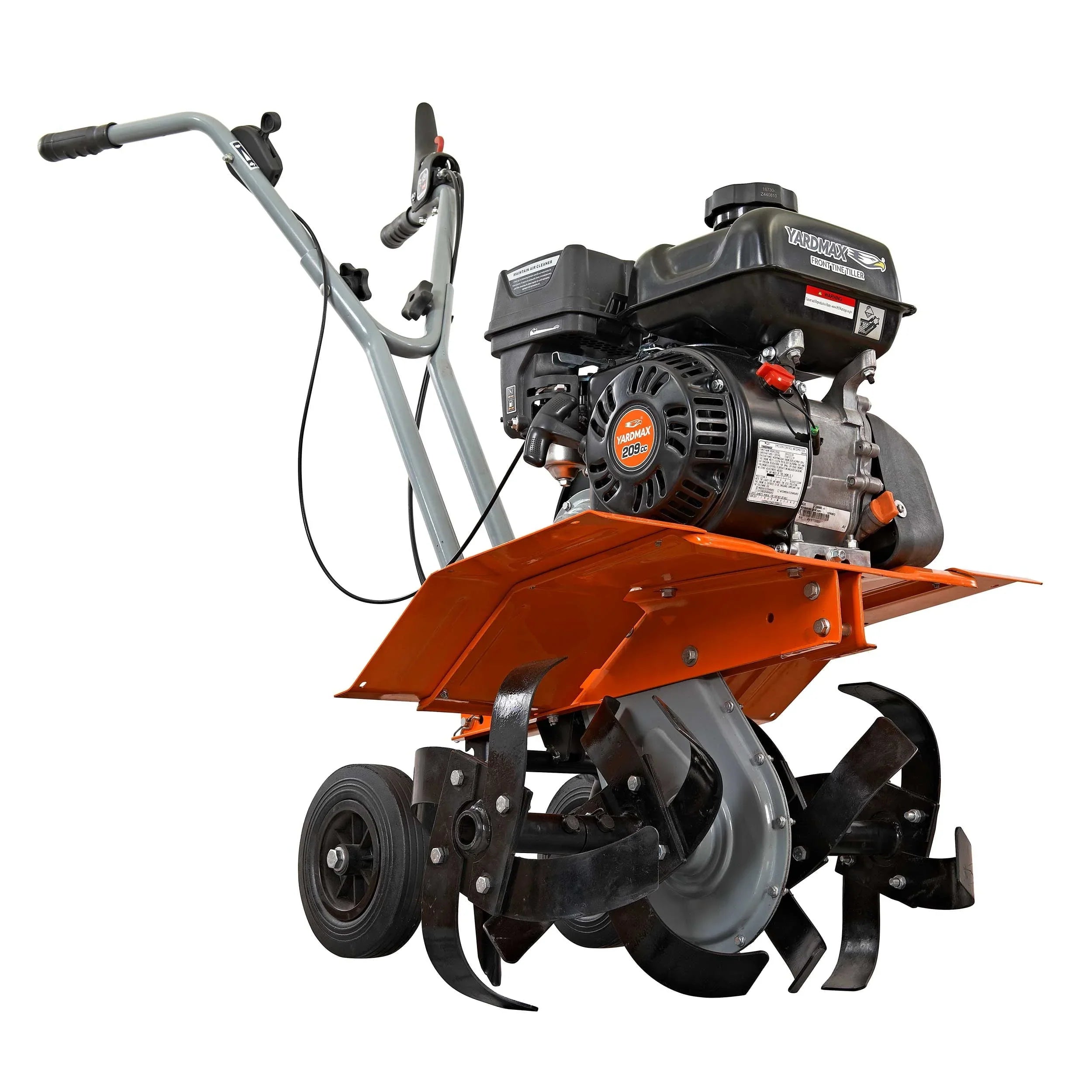 YARDMAX 22 in. 209cc Front Tine Forward and Reverse Rotating Gas Garden Tiller