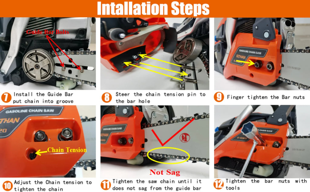 60cc Gas Chainsaws 20 Inch Bar Power Chain Saw Gas Powered Chainsaw 2 Stroke Handed Petrol Gasoline Chain Saws for Cutting Wood Outdoor Garden Farm Home Use