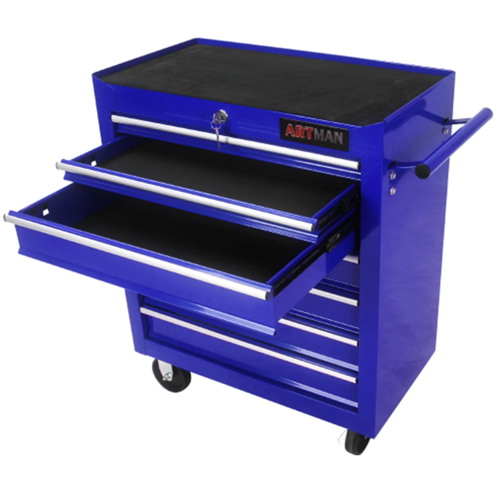 ARTMAN 7 Drawer Tool Rolling Storage Cart ,Tool Boxes Tool Chest with Wheels and Drawers for Garage Workshop Warehouse