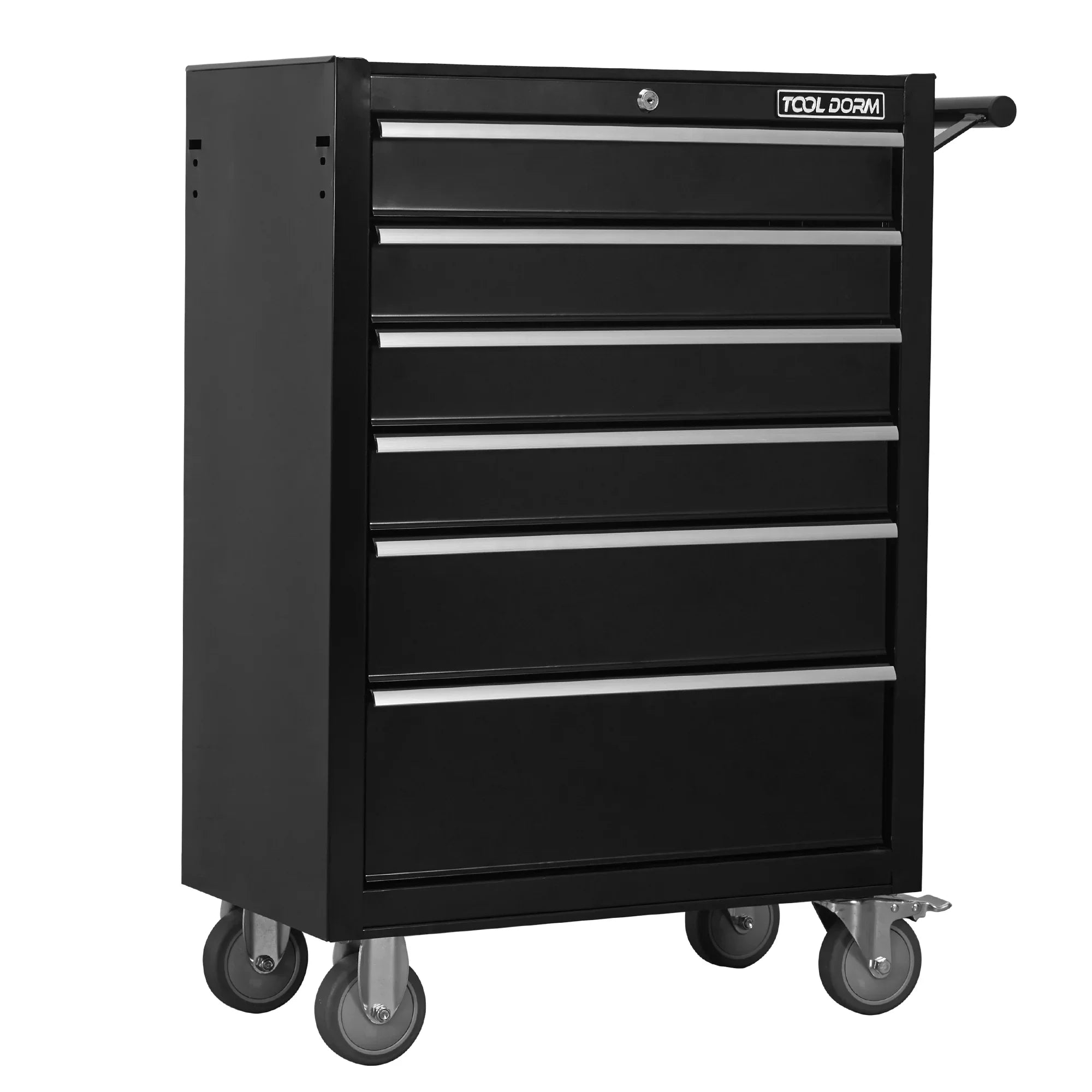 Tool Cabinet Tool Cart 24.2inch with 7 Drawers and Wheels, Metal Rolling Tool Box Locked Drawers Storage Organizer Cabinet for Garage, Warehouse, Repair Shop, Workshop, Brand