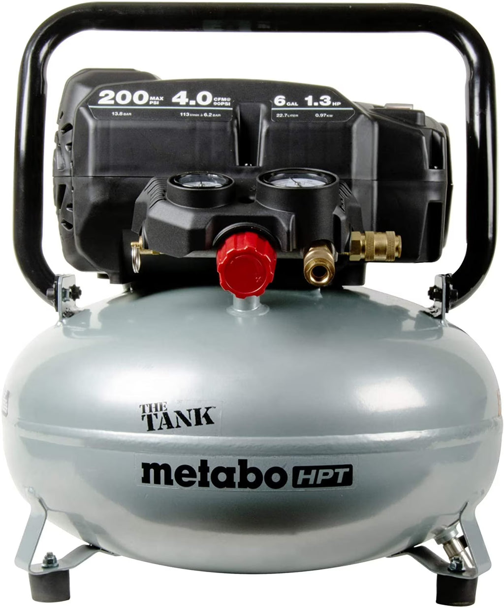Metabo HPT EC914S THE TANK 200 PSI Pancake Air Compressor 6 gal