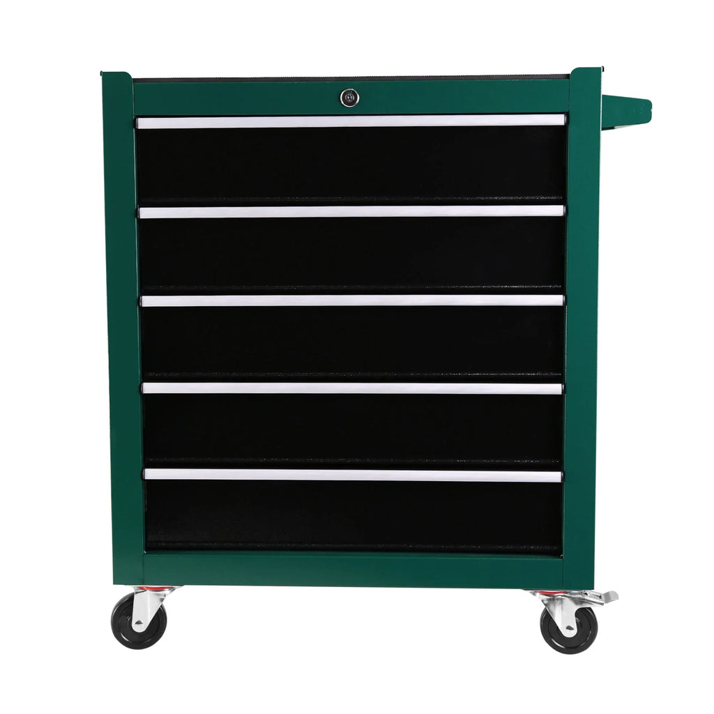 Rolling Tool Chest with 5-Drawer, Tool Box with Wheels, Multifunctional Tool Cart Mechanic Tool Storage Cabinet for Garage, Warehouse, Workshop, Repair Shop, Blue?
