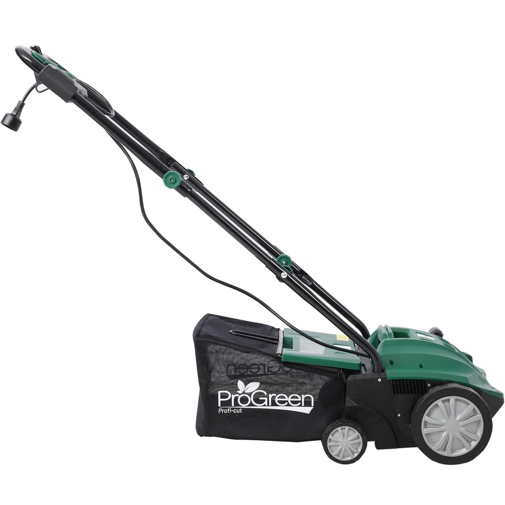 Dethatcher and Scarifier, Seizeen 16-Inch Lawn Dethatcher Scarifier 2-IN-1 Gardening Equipment, Powerful 15 Amp Electric Dethatcher & Scarifier, Height Adjustable, 58QT Removable Thatch Bag