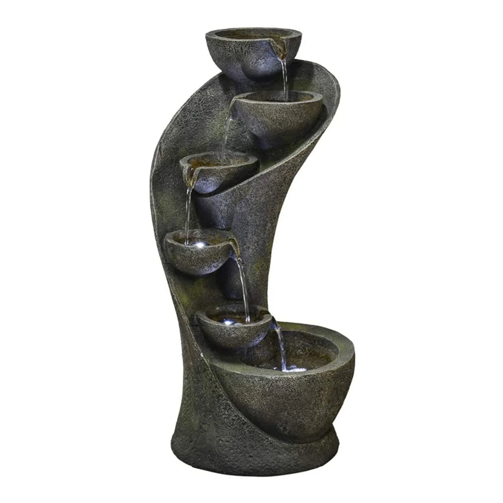Watnature 23.6 Outdoor 6-Tier Garden Water Fountain