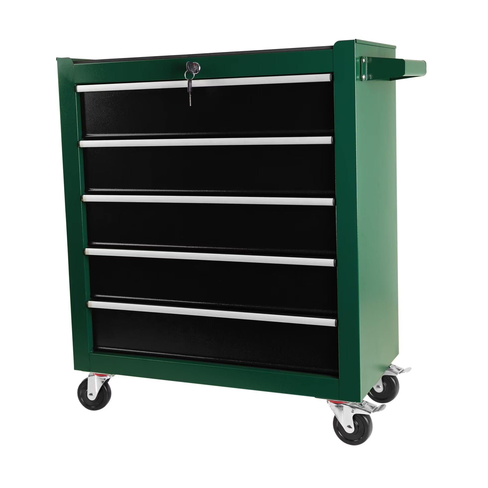 Rolling Tool Chest with 5-Drawer, Tool Box with Wheels, Multifunctional Tool Cart Mechanic Tool Storage Cabinet for Garage, Warehouse, Workshop, Repair Shop, Blue?
