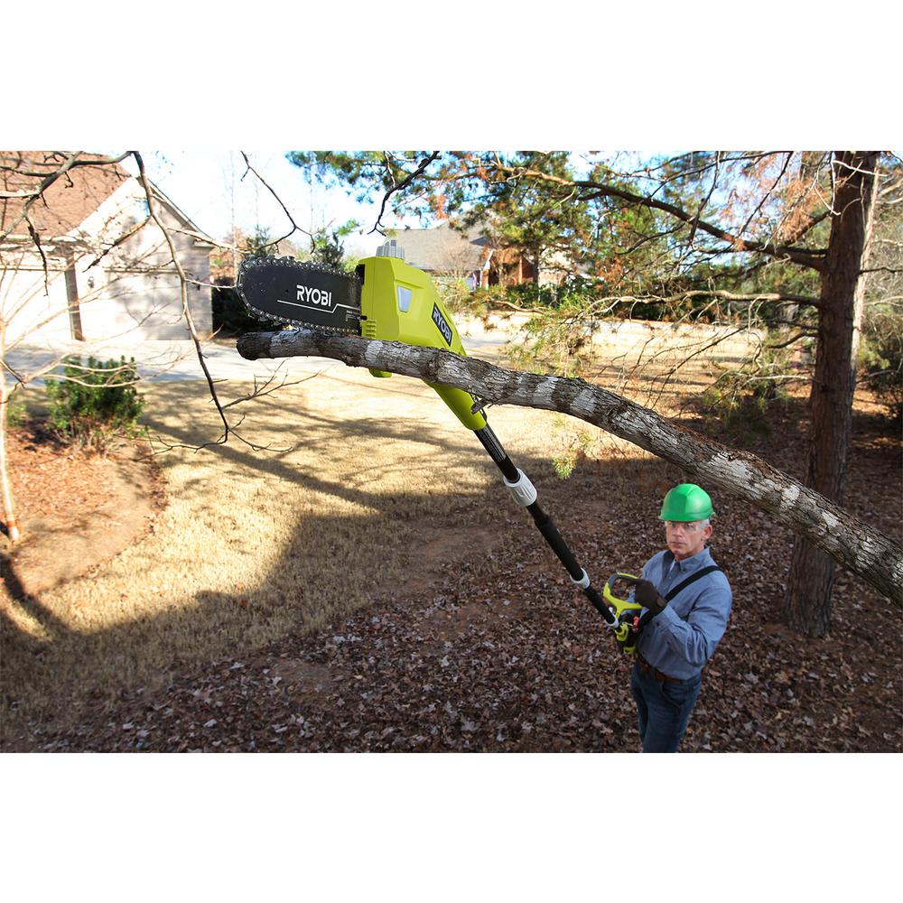 RYOBI RY40506BTL 10 in. 40-Volt Lithium-Ion Cordless Battery Pole Saw (Tool-Only)