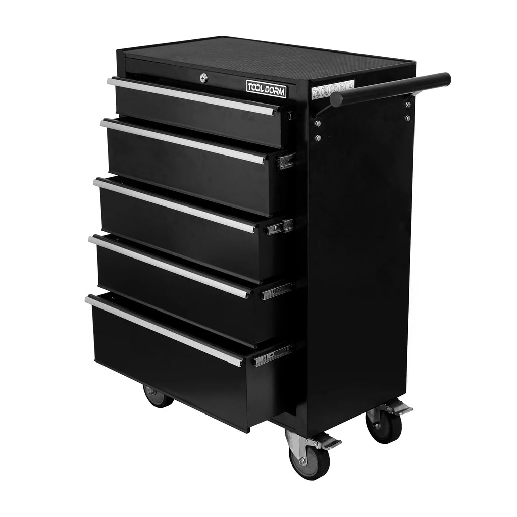 Tool Cabinet Tool Cart 24.2inch with 7 Drawers and Wheels, Metal Rolling Tool Box Locked Drawers Storage Organizer Cabinet for Garage, Warehouse, Repair Shop, Workshop, Brand