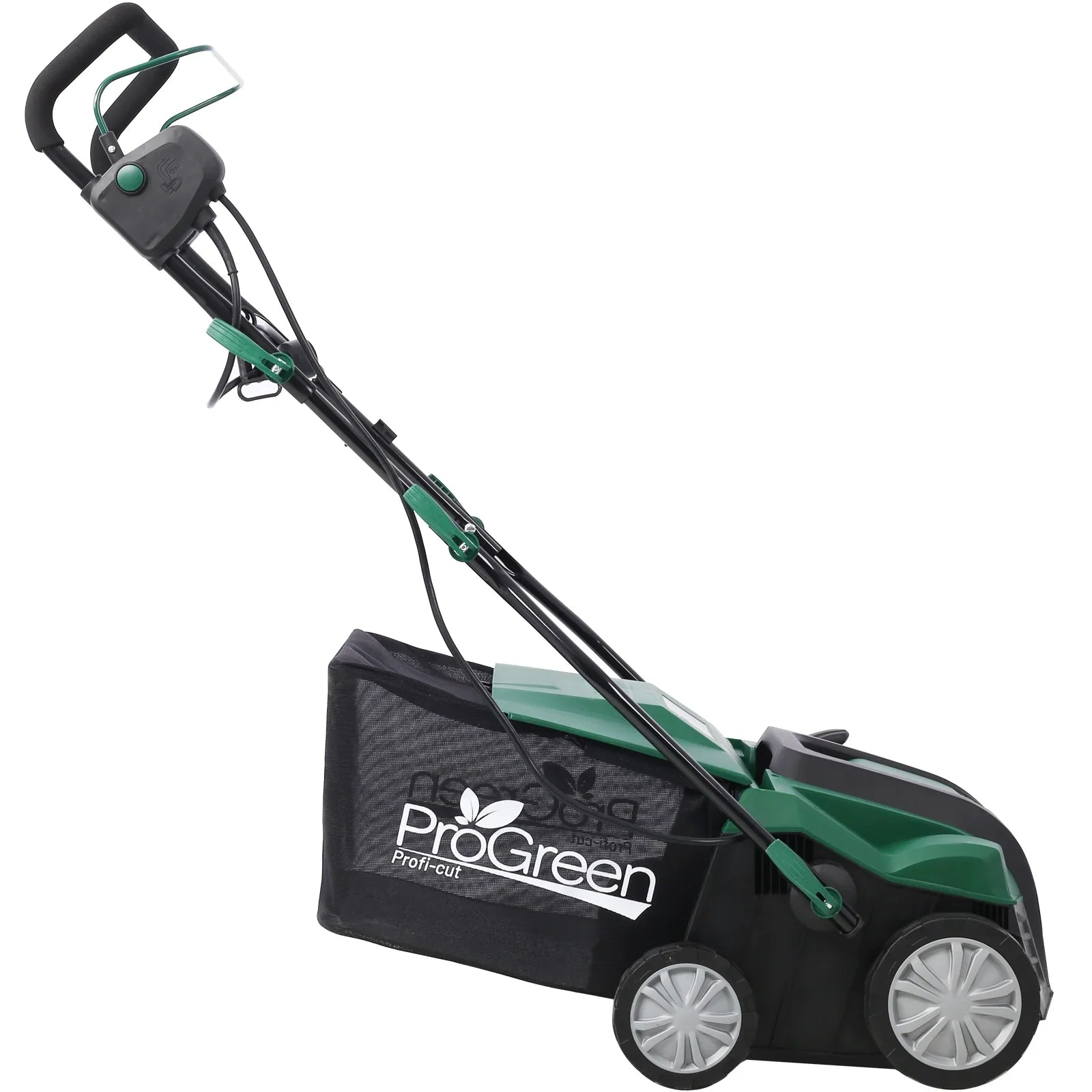 Dethatcher and Scarifier, Seizeen 16-Inch Lawn Dethatcher Scarifier 2-IN-1 Gardening Equipment, Powerful 15 Amp Electric Dethatcher & Scarifier, Height Adjustable, 58QT Removable Thatch Bag