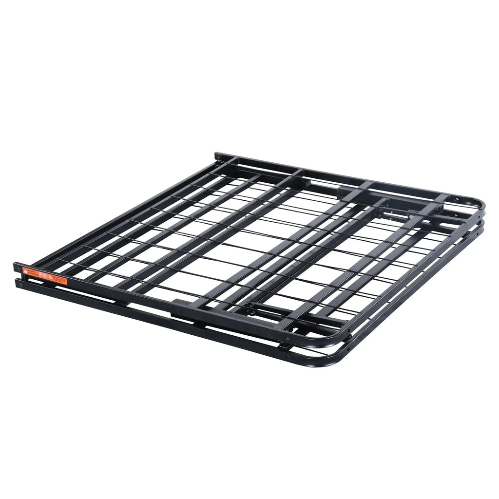 GrandRest 14'' Adult Elegant Metal Bed Frame with Foldable Legs, King