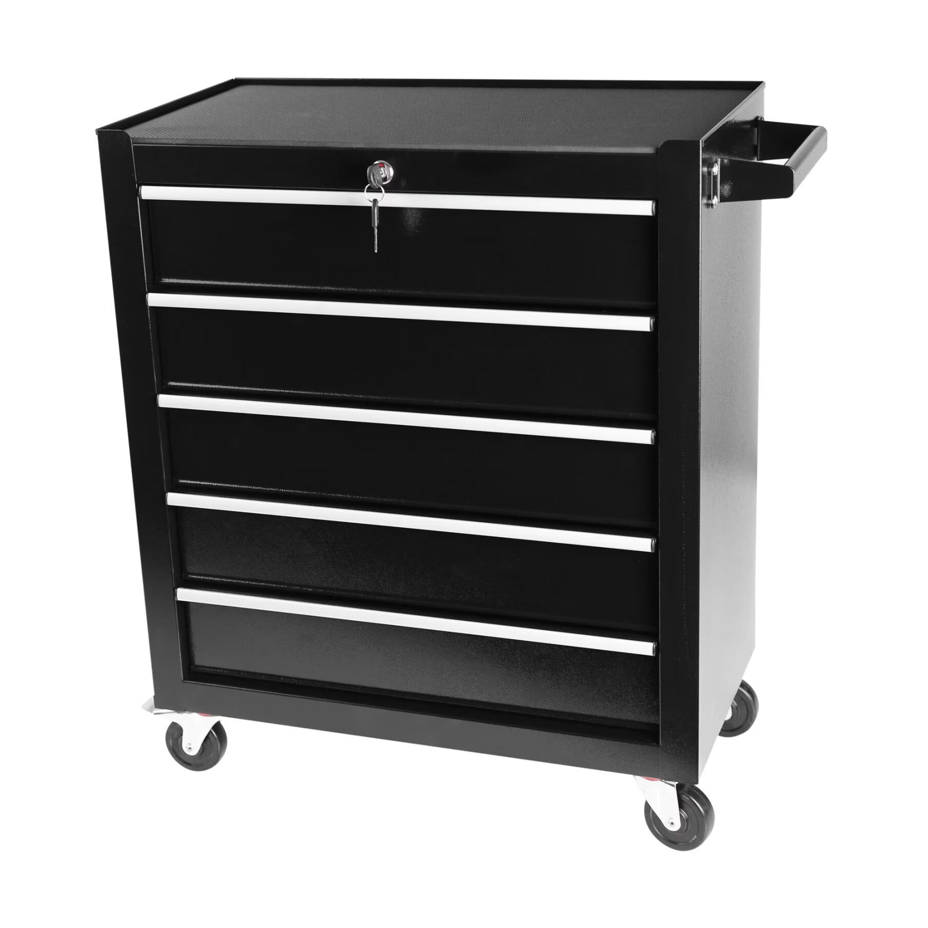 Rolling Tool Chest with 5-Drawer, Tool Box with Wheels, Multifunctional Tool Cart Mechanic Tool Storage Cabinet for Garage, Warehouse, Workshop, Repair Shop, Blue?