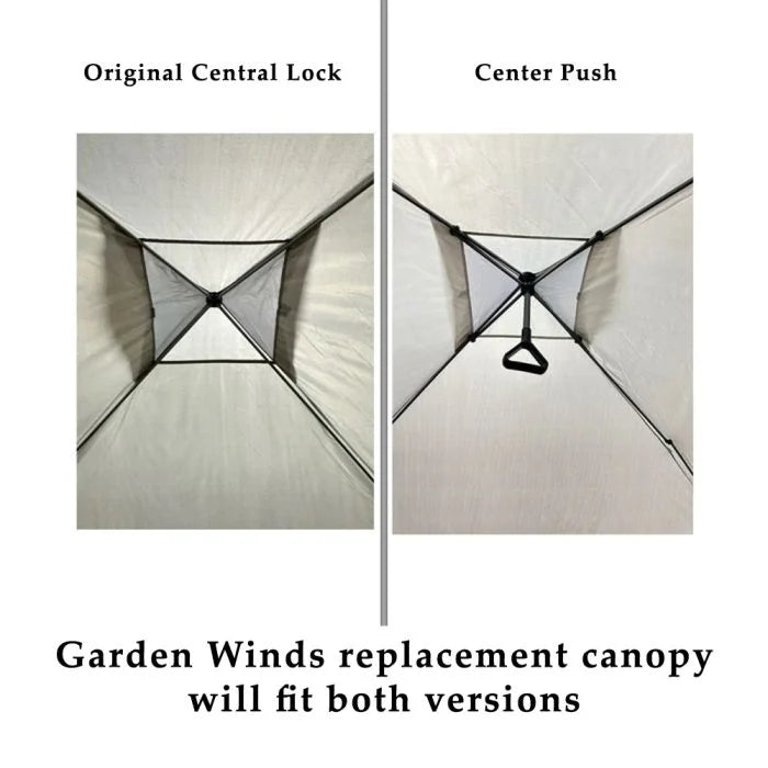 Garden Winds Custom Fit Replacement Canopy Top Cover Compatible with Core Equipment 1654628, 40325, 40155 13' x 13' Center Push Up Pop Up Canopy - Upgraded Performance RipLock 350 Fabric - Nutmeg