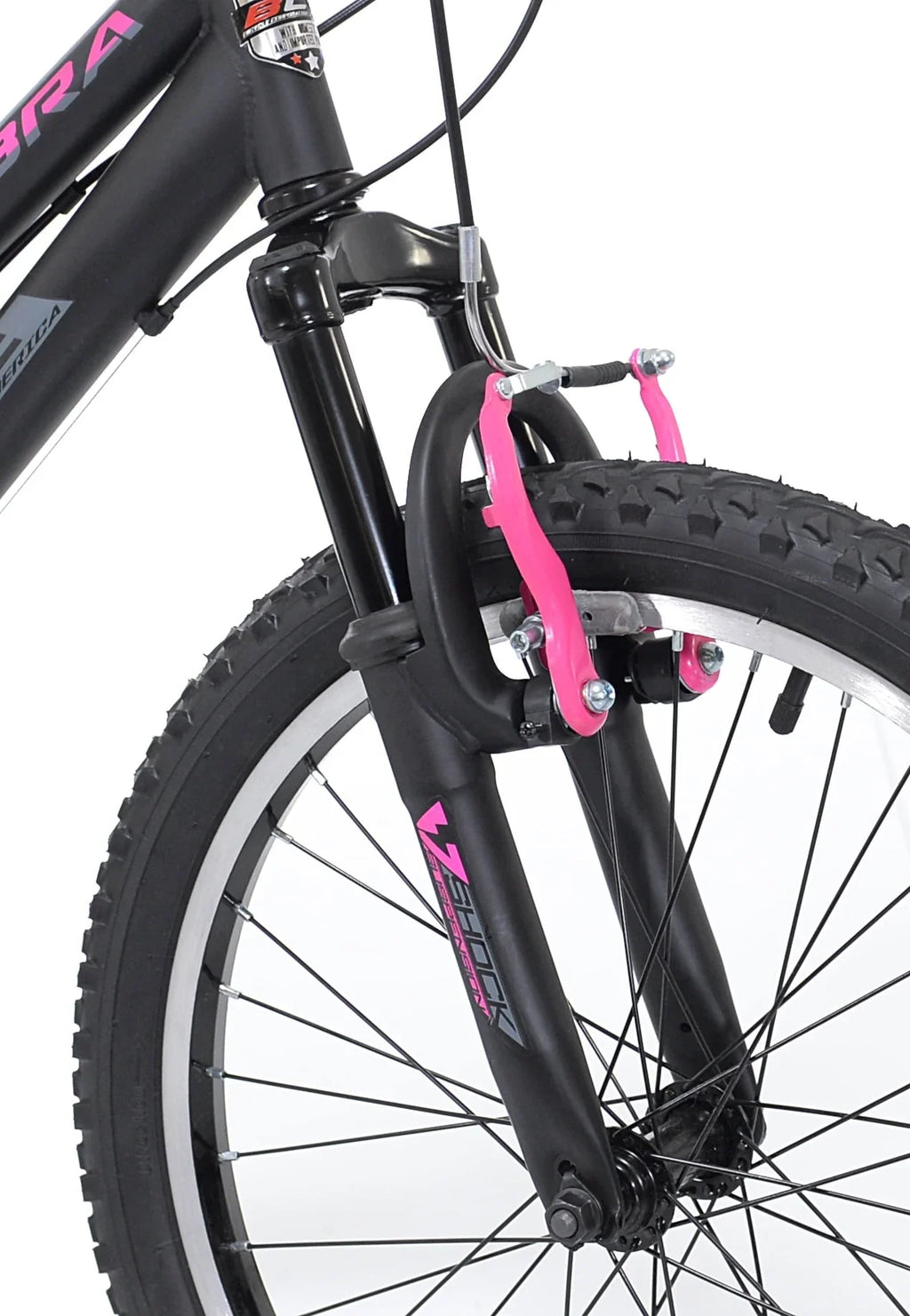 Kent 20-inch Girl's Kobra Mountain Child Bicycle, Black/Pink