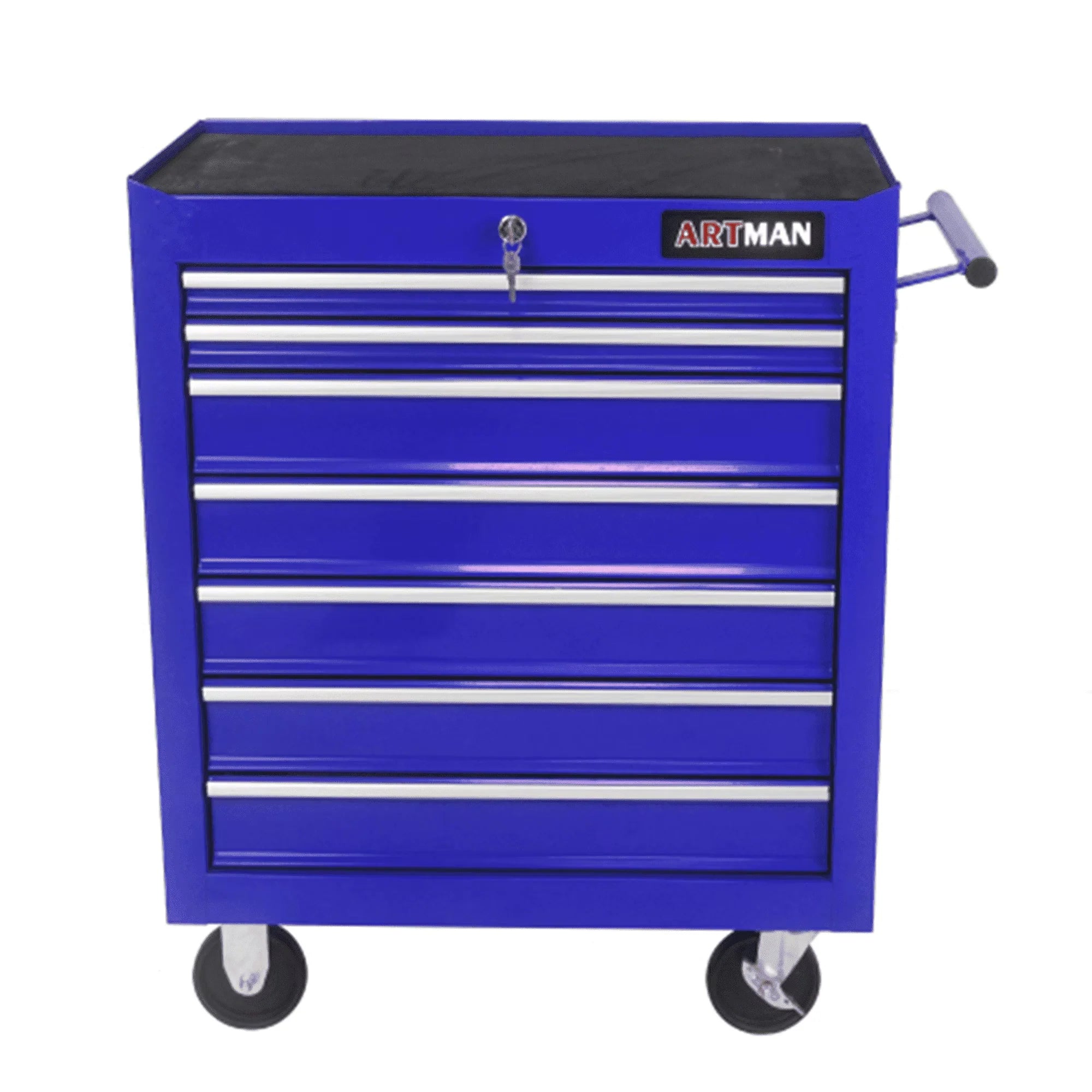 ARTMAN 7 Drawer Tool Rolling Storage Cart ,Tool Boxes Tool Chest with Wheels and Drawers for Garage Workshop Warehouse