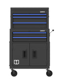 Hart 24-inch Steel Tool Chest Combo with Built-In Power Strip, 400 lb Capacity