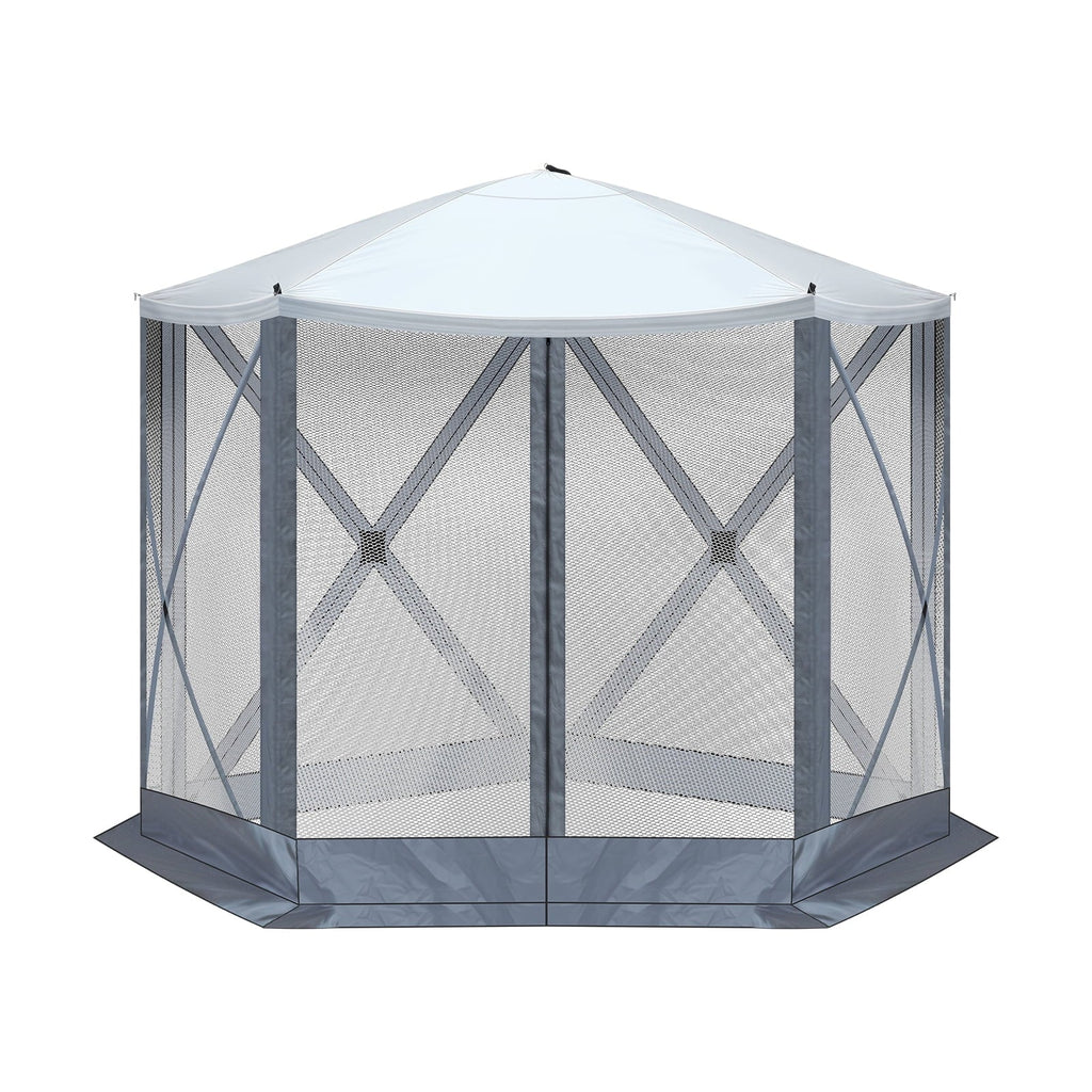 10x10 FT Pop Up Canopy with UPF 50+ Sun Protection, Portable Outdoor Sun Shelter with Vent Windows & Waterproof Roof for Lawn, Garden, Picnic, Sports Events; Easy Set Up in 60 Seconds