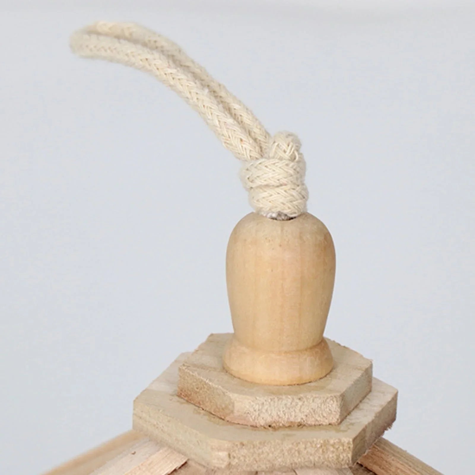 Archer Bird Feeder High Capacity Hexagon Shaped Roof Wood Creative Bird Nest for Garden
