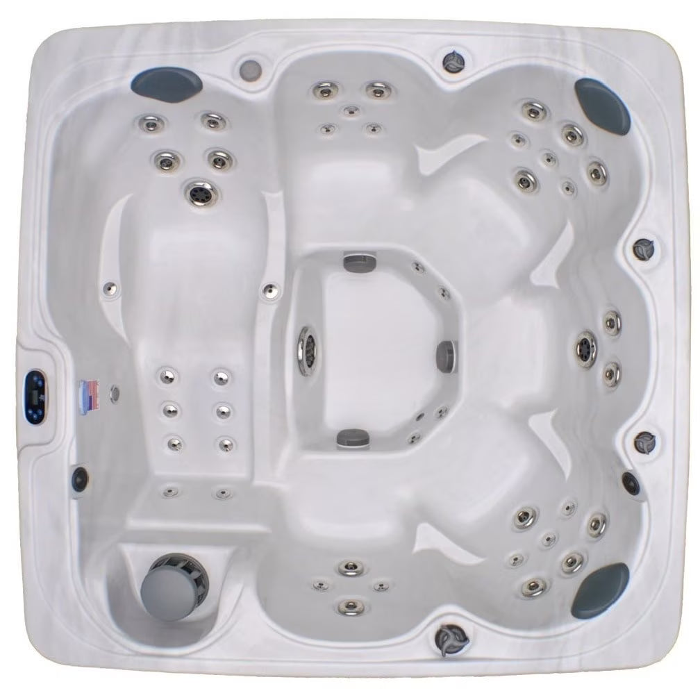 Home and Garden  6-person 71-jet Spa with MP3 Auxiliary Output and Ozone Included.
