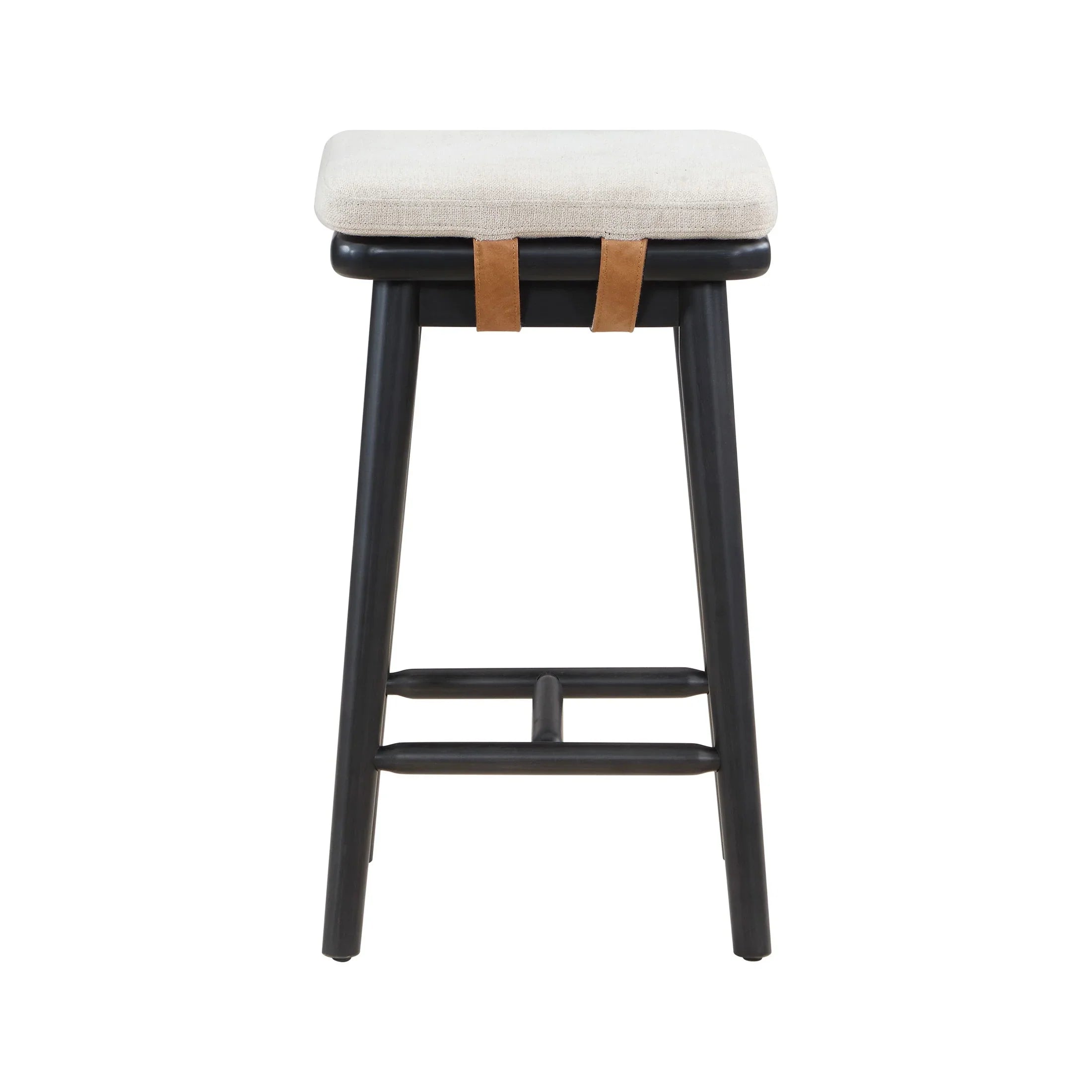 Better Homes & Gardens Springwood Barstool Set of 2, Light Honey Finish, Counter Height
