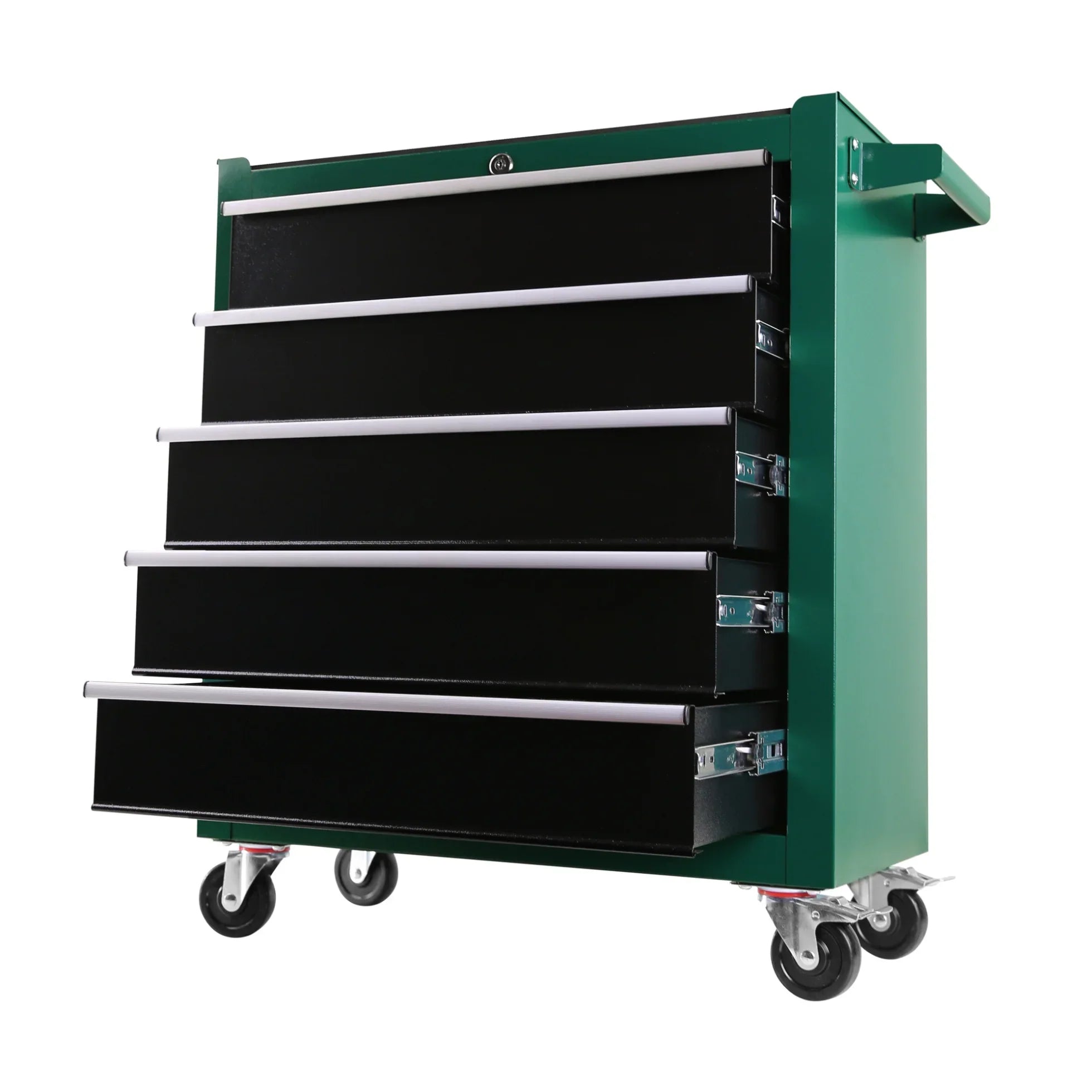 Rolling Tool Chest with 5-Drawer, Tool Box with Wheels, Multifunctional Tool Cart Mechanic Tool Storage Cabinet for Garage, Warehouse, Workshop, Repair Shop, Blue?