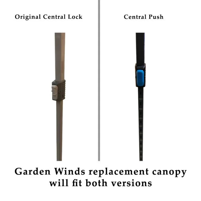 Garden Winds Custom Fit Replacement Canopy Top Cover Compatible with Core Equipment 1654628, 40325, 40155 13' x 13' Center Push Up Pop Up Canopy - Upgraded Performance RipLock 350 Fabric - Nutmeg
