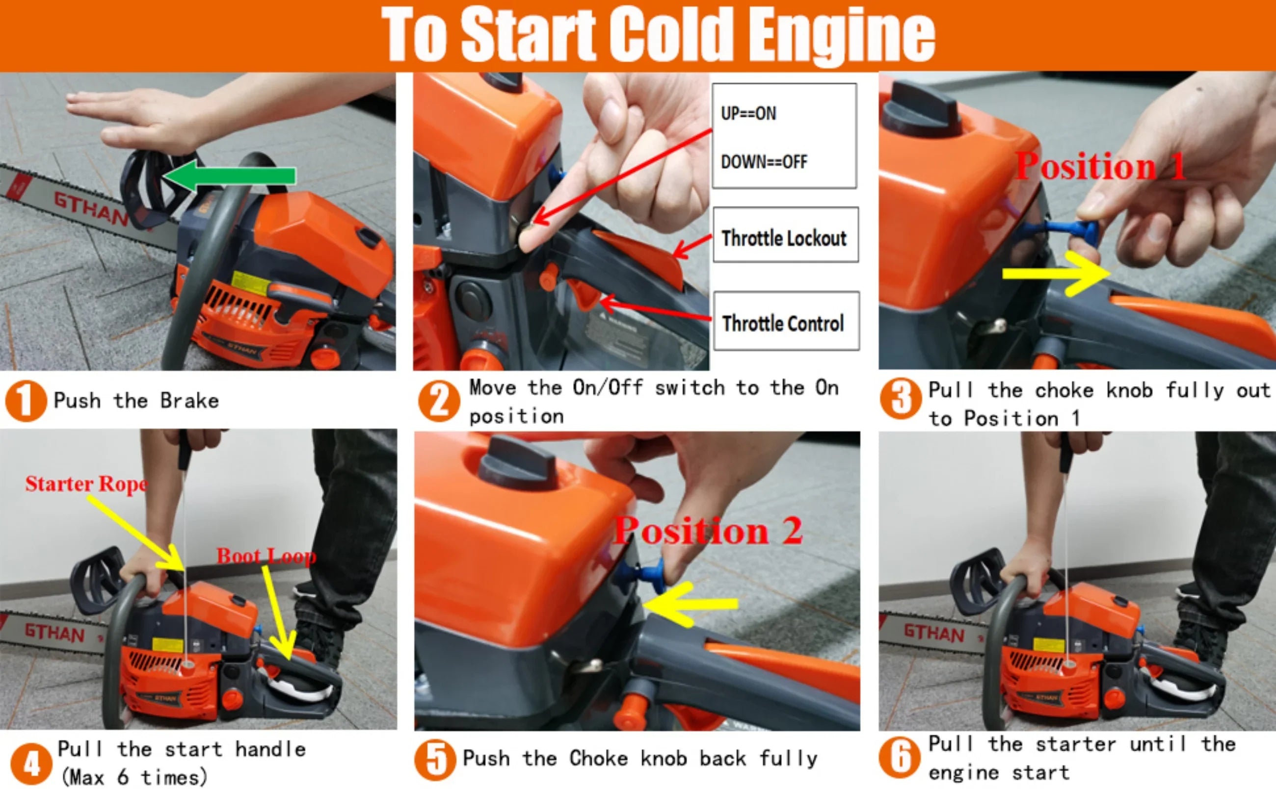60cc Gas Chainsaws 20 Inch Bar Power Chain Saw Gas Powered Chainsaw 2 Stroke Handed Petrol Gasoline Chain Saws for Cutting Wood Outdoor Garden Farm Home Use