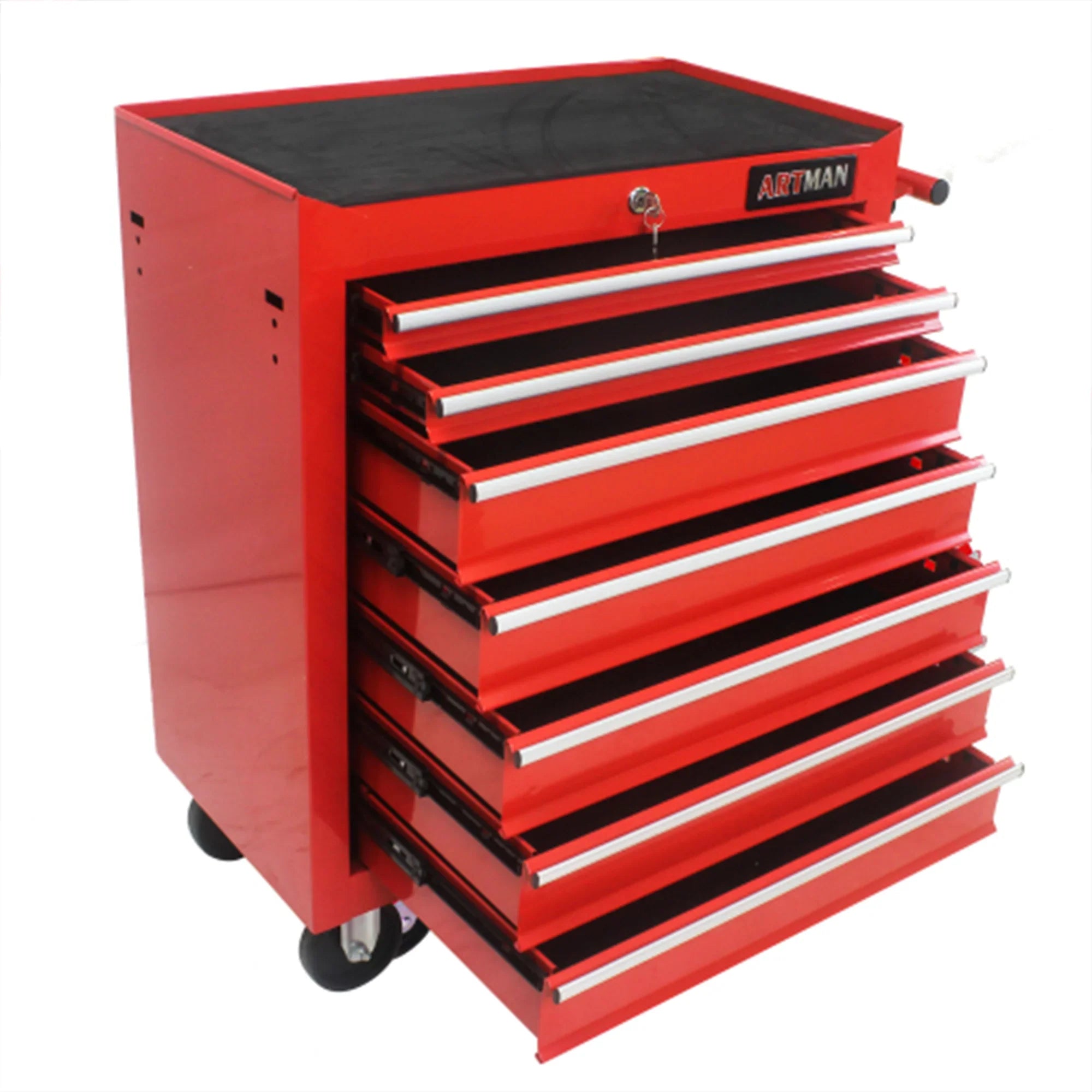 ARTMAN 7 Drawer Tool Rolling Storage Cart ,Tool Boxes Tool Chest with Wheels and Drawers for Garage Workshop Warehouse