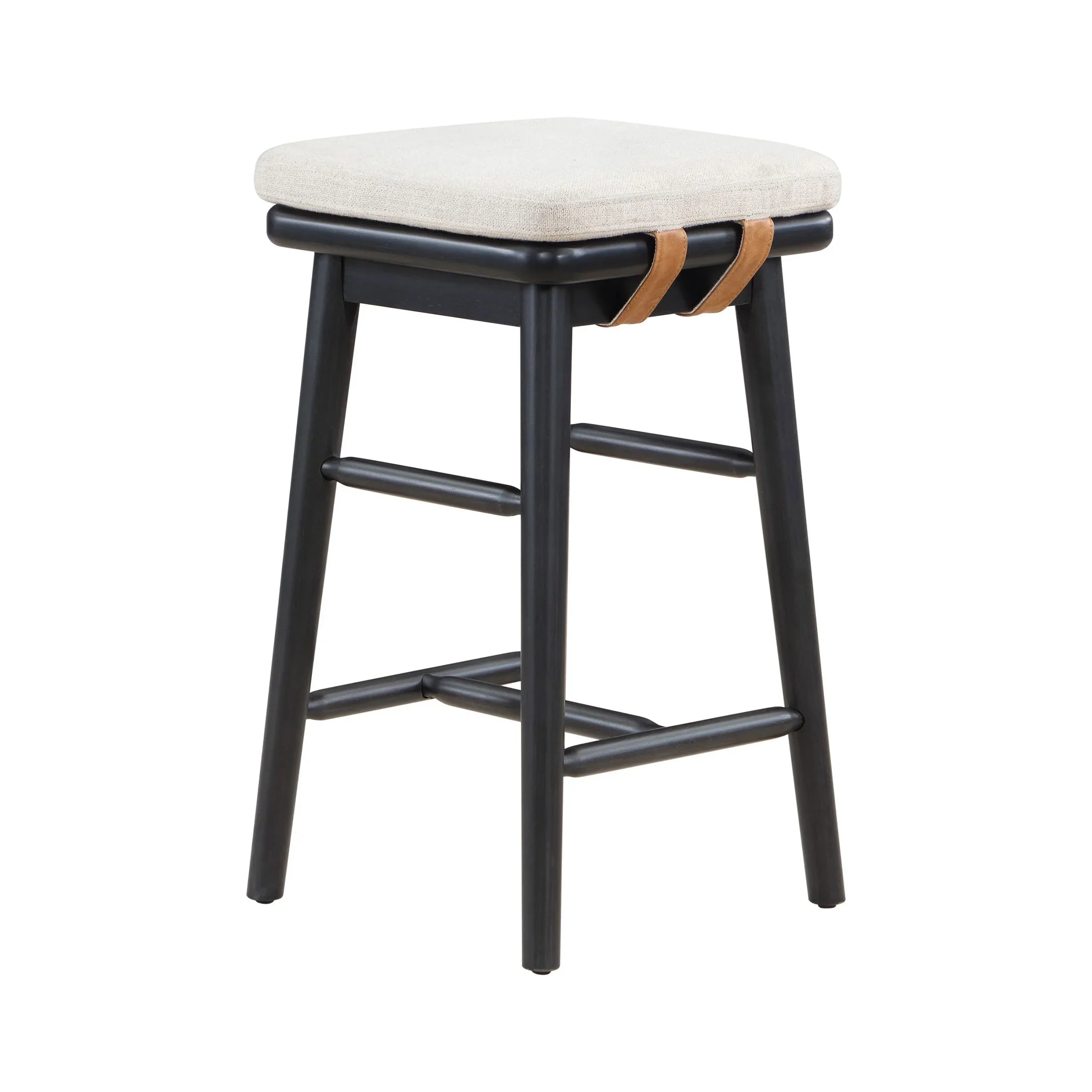 Better Homes & Gardens Springwood Barstool Set of 2, Light Honey Finish, Counter Height