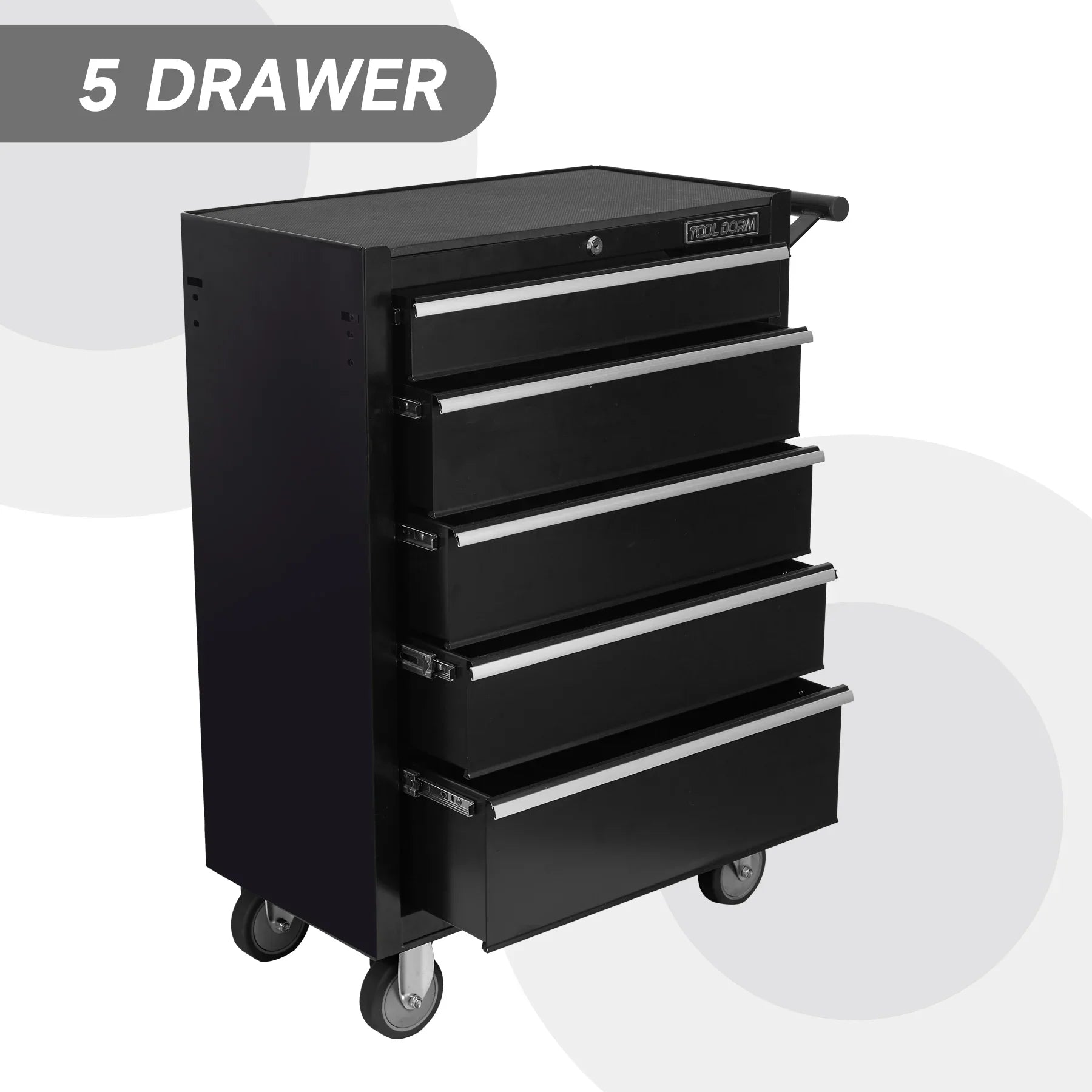 Tool Cabinet Tool Cart 24.2inch with 7 Drawers and Wheels, Metal Rolling Tool Box Locked Drawers Storage Organizer Cabinet for Garage, Warehouse, Repair Shop, Workshop, Brand