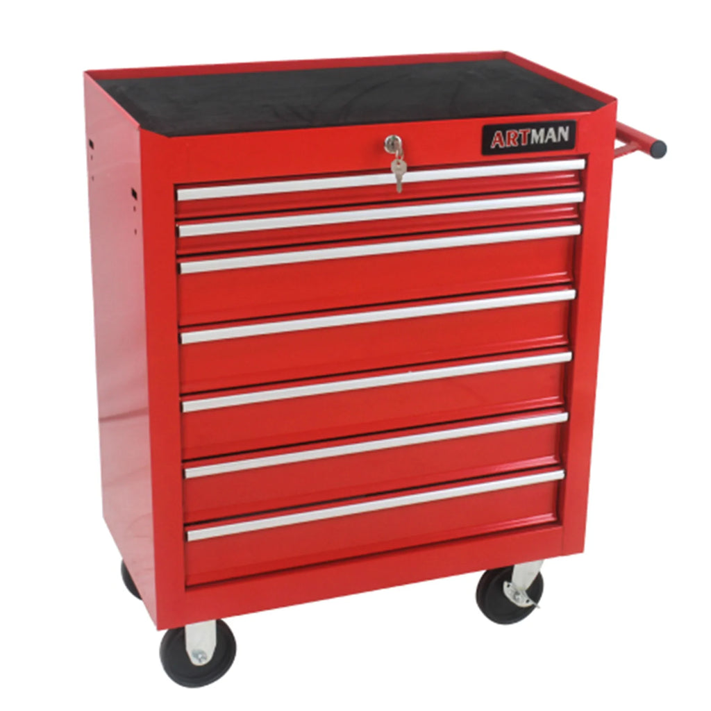 ARTMAN 7 Drawer Tool Rolling Storage Cart ,Tool Boxes Tool Chest with Wheels and Drawers for Garage Workshop Warehouse