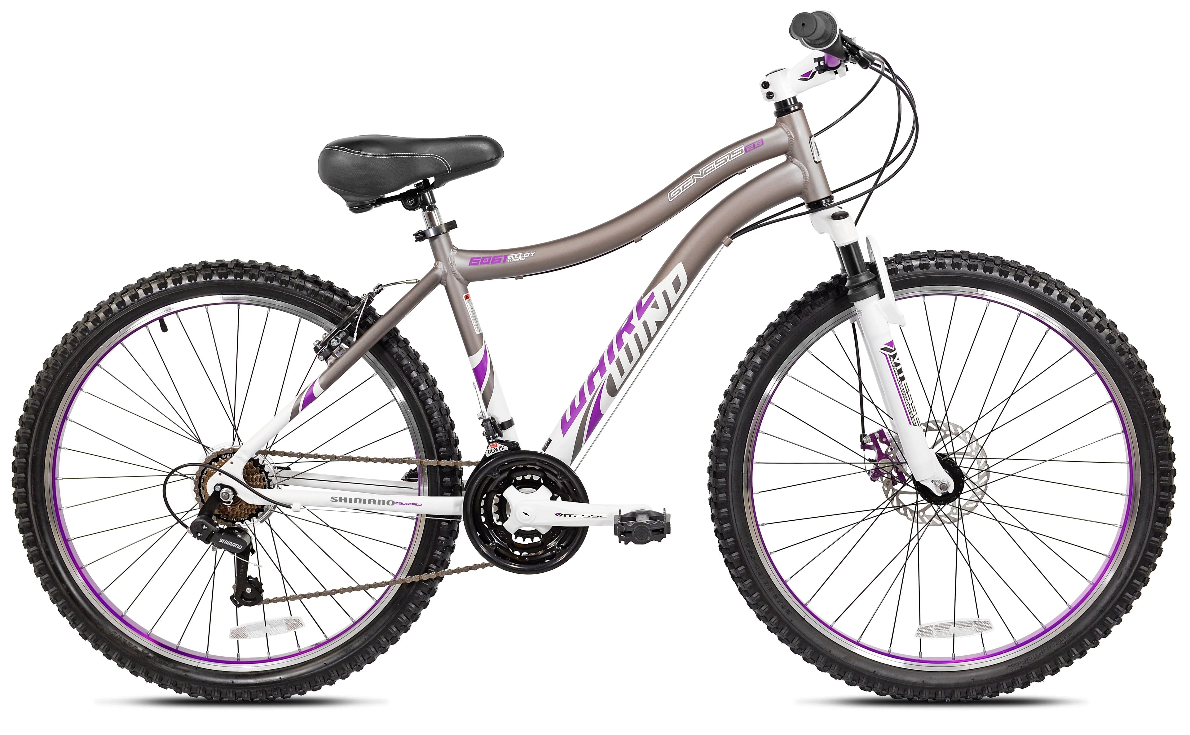 Genesis 26 Whirlwind Women's Mountain Bike, Gray