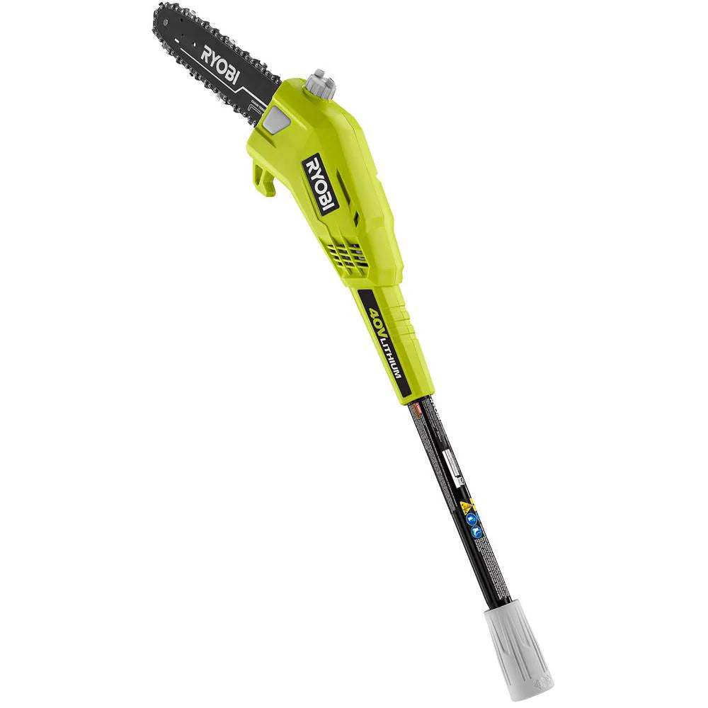 RYOBI RY40506BTL 10 in. 40-Volt Lithium-Ion Cordless Battery Pole Saw (Tool-Only)