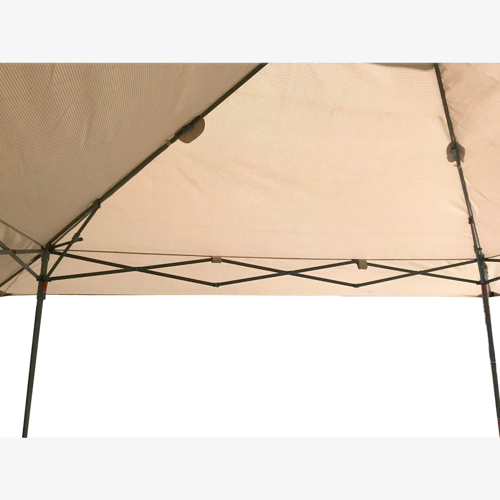 Garden Winds Custom Fit Replacement Canopy Top Cover Compatible with the Coleman 13 x 13 Two Tiered Tent Eaved Shelter - Upgraded Performance RIPLOCK 350 Fabric - Nutmeg