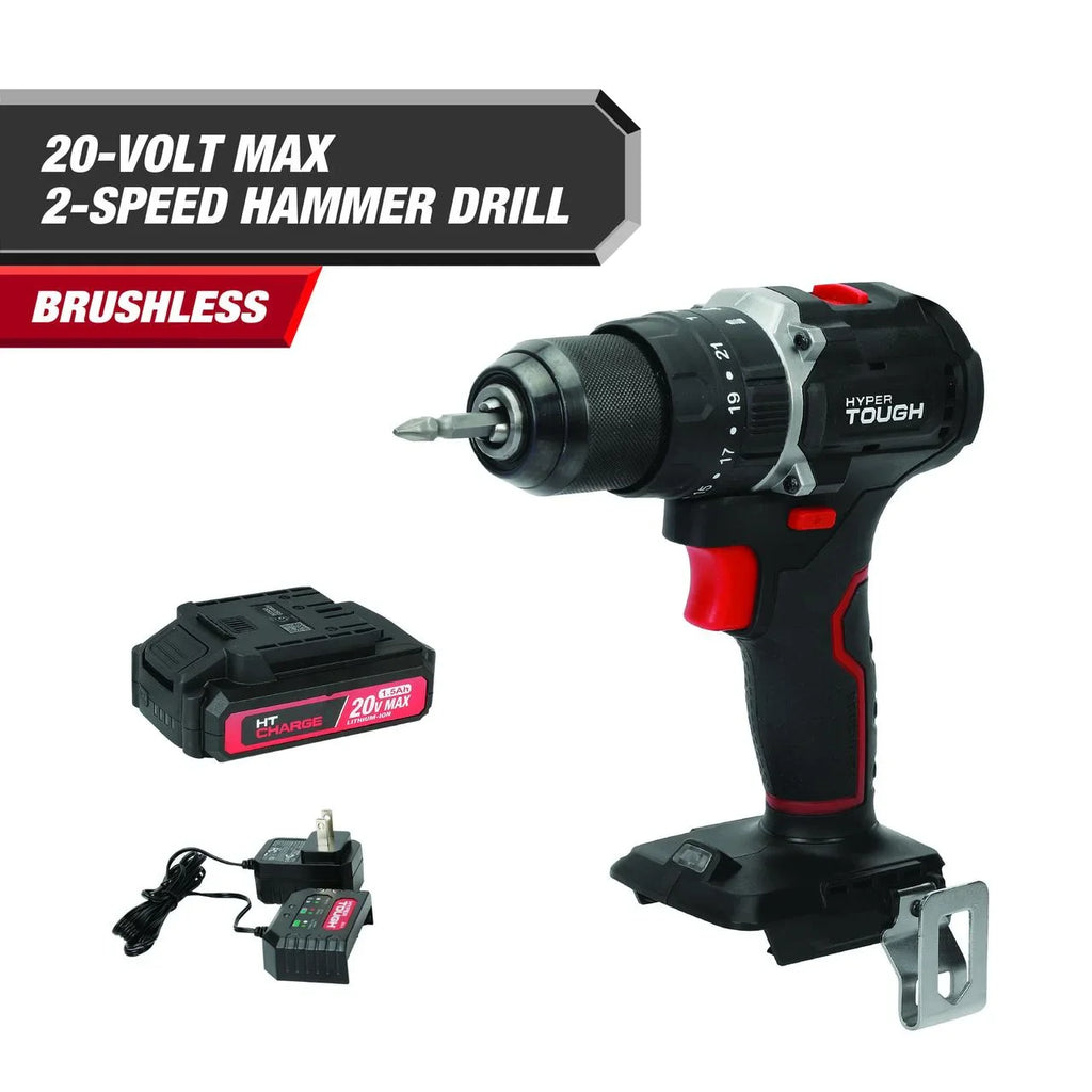 HT 20V Hammer Drill & HT 20v Impact Wrench 350ft/lbs