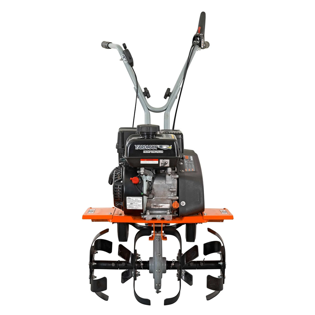 YARDMAX 22 in. 209cc Front Tine Forward and Reverse Rotating Gas Garden Tiller