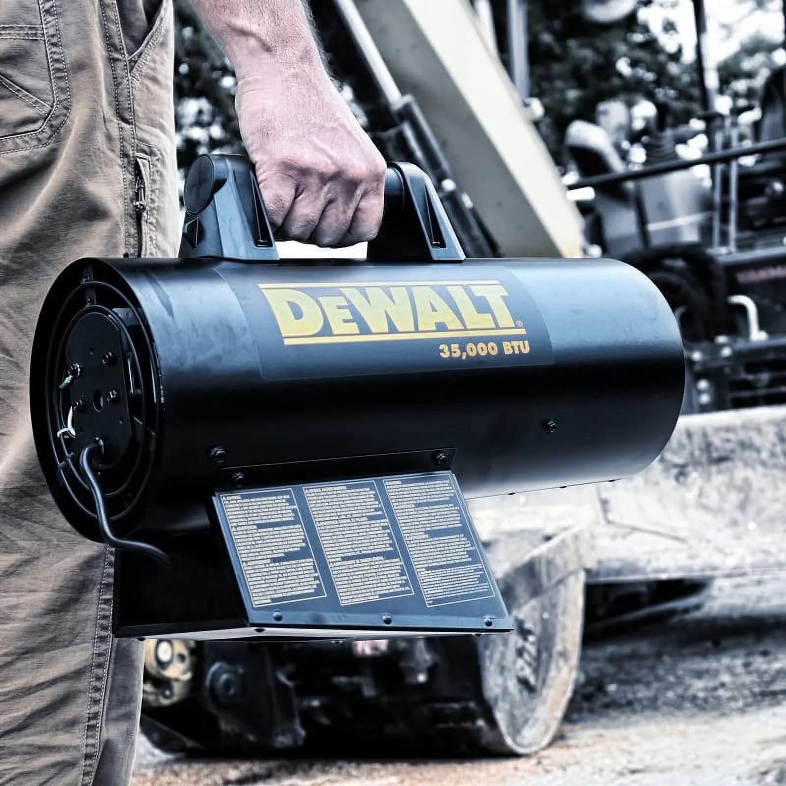 DeWalt 35,000 BTU/hr. 800 sq. ft. Forced Air LP Gas Portable Heater