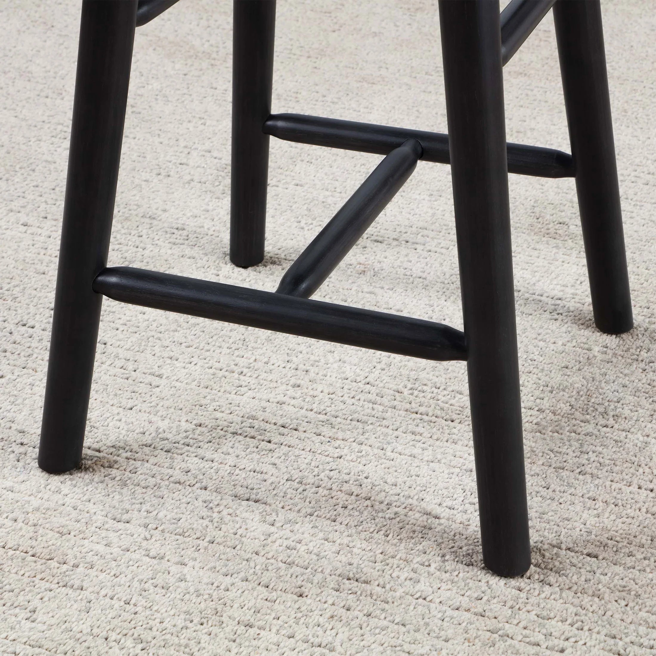 Better Homes & Gardens Springwood Barstool Set of 2, Light Honey Finish, Counter Height