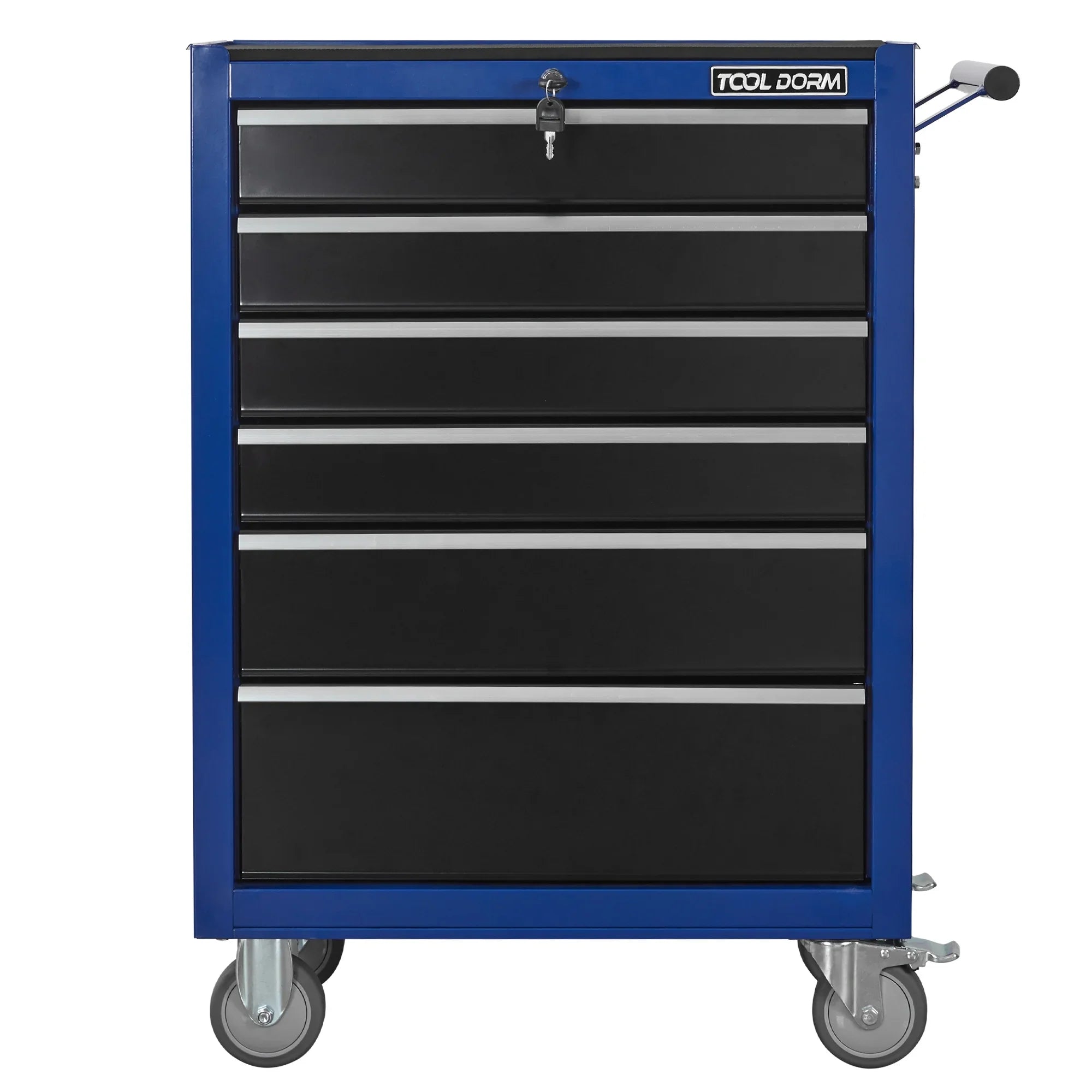 Tool Cabinet Tool Cart 24.2inch with 7 Drawers and Wheels, Metal Rolling Tool Box Locked Drawers Storage Organizer Cabinet for Garage, Warehouse, Repair Shop, Workshop, Brand