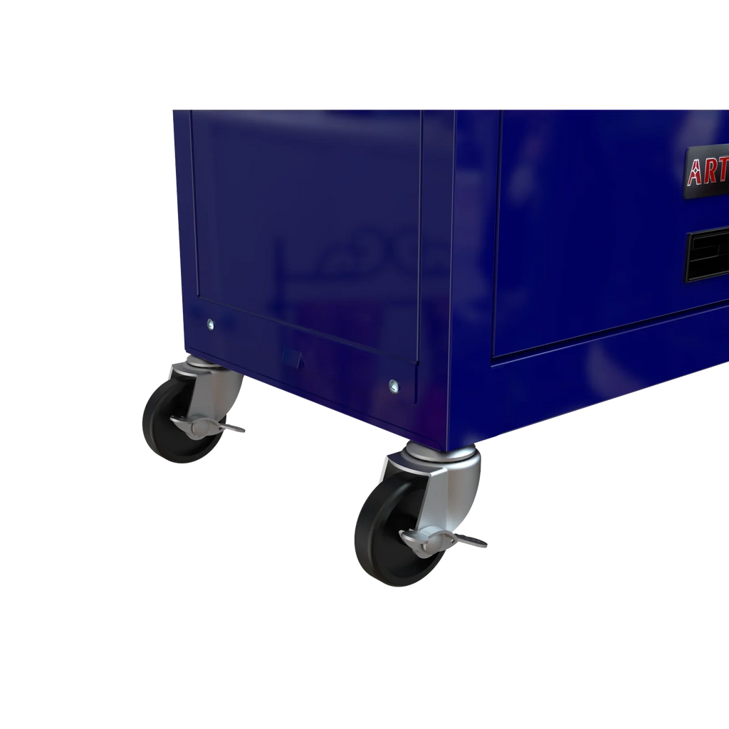 Pouseayar  8-Drawer High Capacity Rolling Tool Chest Storage Cabinet, Blue
